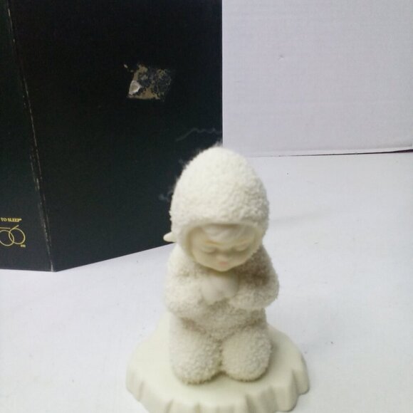 Department 56 Winter Tales Snowbabies Now I Lay Me Down To Sleep Figurine - Picture 2 of 13